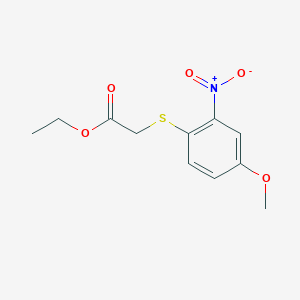 Ethyl [(4-methoxy-2-nitrophenyl)thio]acetate