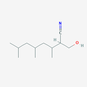 2-Hydroxymethyl-3,5,7-trimethyloctanenitrile