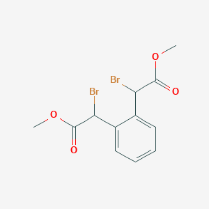 molecular formula C12H12Br2O4 B8310009 alpha,alpha'-Dibromo-1,2-benzenediacetic acid dimethyl ester 