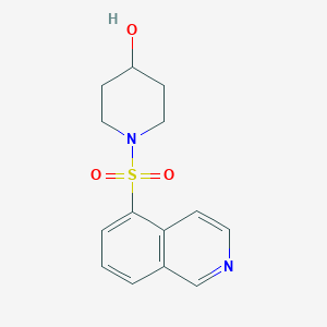 molecular formula C14H16N2O3S B8310041 1-(5-Isoquinolinesulfonyl)-4-hydroxypiperidine 