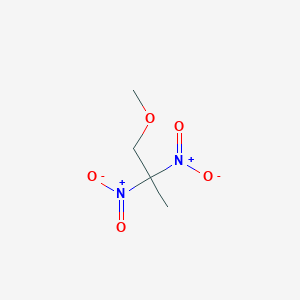 molecular formula C4H8N2O5 B8310058 2,2-Dinitropropyl methyl ether 