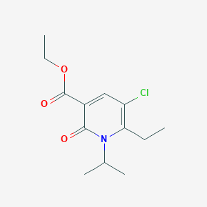Ethyl 5-chloro-6-ethyl-1-isopropyl-2-oxo-1,2-dihydropyridine-3-carboxylate