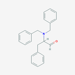 molecular formula C23H23NO B8310121 2-(Dibenzylamino)-3-phenylpropanal 