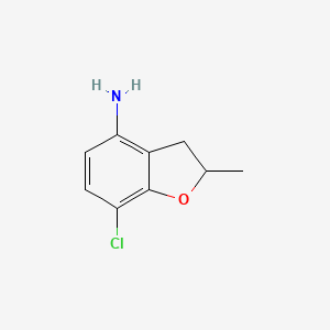 7-Chloro-2-methyl-2,3-dihydrobenzofuran-4-amine