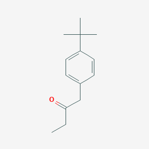 molecular formula C14H20O B8310207 1-[4-(1,1-Dimethylethyl)phenyl]butanone 