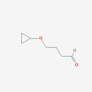 molecular formula C7H12O2 B8310233 4-(Cyclopropyloxy)butanal 