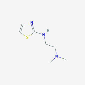 molecular formula C7H13N3S B8310249 N,N-dimethyl-N'-(2-thiazolyl)-1,2-ethane diamine 