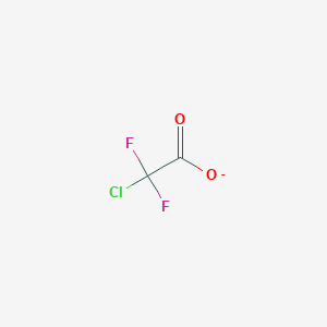 molecular formula C2ClF2O2- B8310253 2-Chloro-2,2-difluoroacetate 