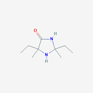 molecular formula C9H18N2O B8310261 2,5-Diethyl-2,5-dimethylimidazolidin-4-one 