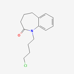 1-(4-chlorobutyl)-1,3,4,5-tetrahydro-2H-1-benzazepin-2-one