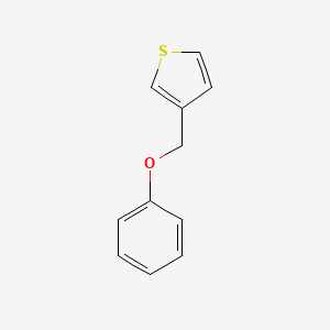 molecular formula C11H10OS B8310282 3-(Phenoxymethyl)thiophene 