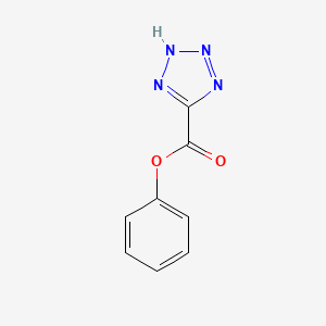 molecular formula C8H6N4O2 B8310343 Phenoxycarbonyltetrazole 