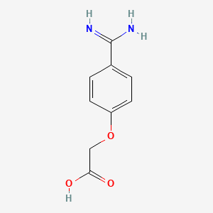 molecular formula C9H10N2O3 B8310449 4-Amidinophenoxyacetic acid 