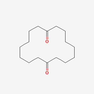 molecular formula C16H28O2 B8310487 1,9-Cyclohexadecanedione 