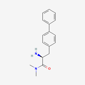 (2S)-2-amino-3-biphenyl-4-yl-N,N-dimethylpropanamide