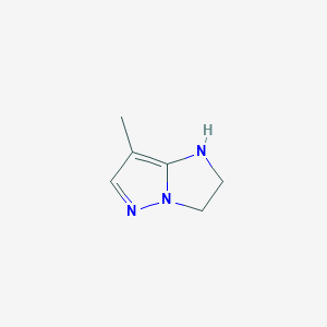 7-methyl-1H,2H,3H-pyrazolo[1,5-a]imidazole