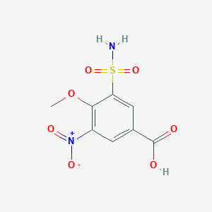 4-Methoxy-3-nitro-5-sulphamyl-benzoic acid
