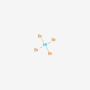 molecular formula HfBr4<br>Br4Hf B083106 四溴化铪 CAS No. 13777-22-5
