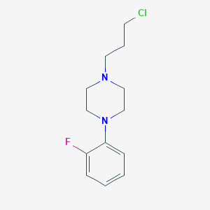 molecular formula C13H18ClFN2 B8310628 1-(3-Chloro-n-propyl)-4-(2-fluorophenyl)-piperazine 
