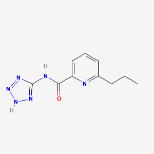 N-(5-tetrazolyl)-6-n-propyl-2-pyridinecarboxamide