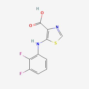 molecular formula C10H6F2N2O2S B8310719 5-(2,3-Difluoro-phenylamino)-thiazole-4-carboxylic acid 