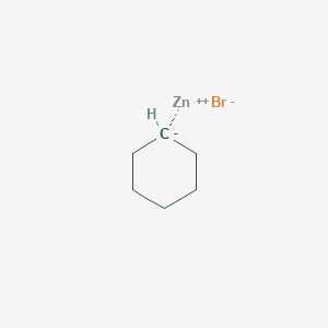 molecular formula C6H11BrZn B8310725 cyclohexylzinc(II) bromide 