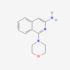molecular formula C13H15N3O B8310731 1-Morpholinoisoquinoline-3-amine 