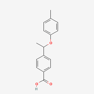 4-(1-(p-Tolyloxy)ethyl)benzoic acid