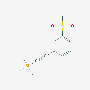 (3-Methanesulfonyl-phenylethynyl)-trimethylsilane