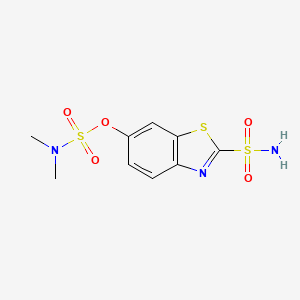 (2-Sulfamoyl-6-benzothiazolyl) N,N-dimethylsulfamate