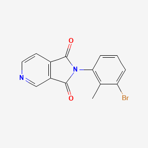 2-(3-Bromo-2-methylphenyl)-1h-pyrrolo[3,4-c]pyridine-1,3(2h)-dione