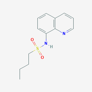 molecular formula C13H16N2O2S B8310834 8-(n-Butylsulfonamido)quinoline 