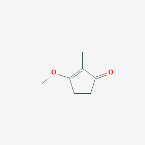 molecular formula C7H10O2 B8310860 3-Methoxy-2-methyl-2-cyclopentenone 