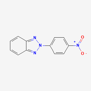 molecular formula C12H8N4O2 B8310870 2-(4-nitrophenyl)-2H-benzo[d][1,2,3]triazole 