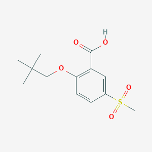 2-(2,2-Dimethyl-propoxy)-5-methanesulfonyl-benzoic acid