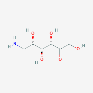 molecular formula C6H13NO5 B8310954 6-amino-6-deoxy-L-sorbose 
