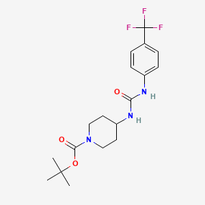 Tert-butyl 4-(3-(4-(trifluoromethyl)phenyl)ureido)piperidine-1-carboxylate