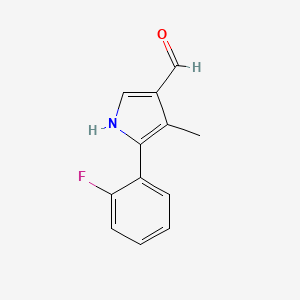 5-(2-Fluorophenyl)-4-methyl-1H-pyrrole-3-carbaldehyde