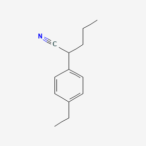 molecular formula C13H17N B8311013 2-(4-Ethylphenyl)pentanenitrile 
