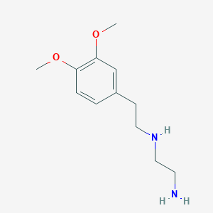 molecular formula C12H20N2O2 B8311035 N-[2-(3,4-dimethoxyphenyl)ethyl]-1,2-ethanediamine 