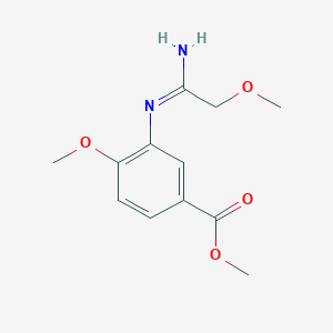 Methyl 3-(1-imino-2-methoxy-ethylamino)-4-methoxybenzoate