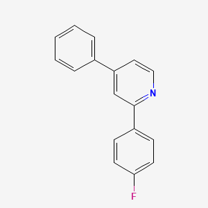 molecular formula C17H12FN B8311173 2-(4-Fluorophenyl)-4-phenylpyridine 