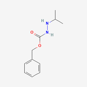 molecular formula C11H16N2O2 B8311245 N-Carbobenzyloxy-N'-isopropylhydrazine 