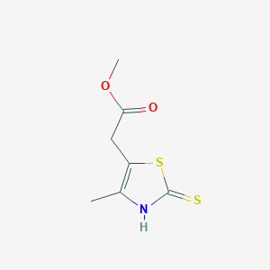 Methyl (2-mercapto-4-methylthiazol-5-yl)acetate