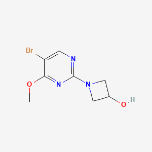 1-(5-Bromo-4-methoxy-pyrimidin-2-yl)-azetidin-3-ol