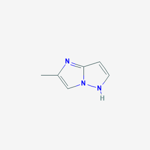 molecular formula C6H7N3 B8311301 2-methyl-1H-imidazo[1,2-b]pyrazole 