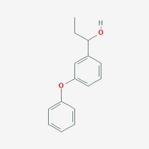 molecular formula C15H16O2 B8311413 1-(3-Phenoxyphenyl)-1-propanol 