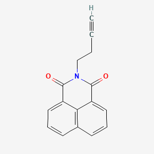 molecular formula C16H11NO2 B8311420 2-(3-butyn-1-yl)-1H-benz[de]isoquinoline-1,3(2H)-dione 