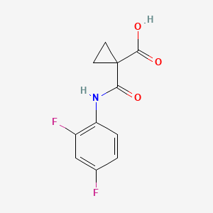 1-(2,4-Difluorophenylcarbamoyl)cyclopropanecarboxylic acid