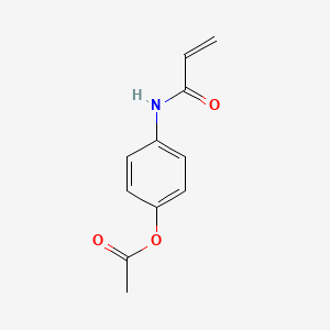 molecular formula C11H11NO3 B8311525 Acetic acid 4-acryloylamino-phenyl ester 